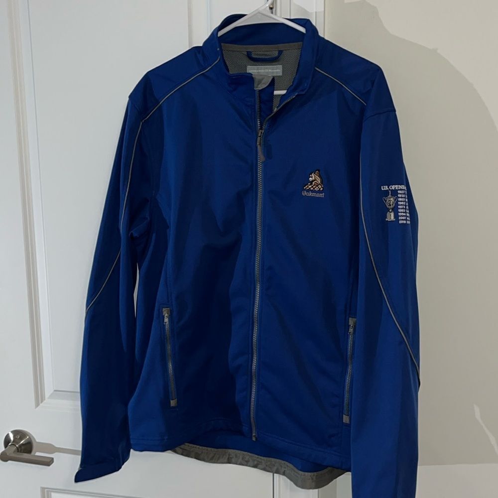 Duke Royal Blue Jacket CB Weathertec Vented List of US Open Winners Oakmont, PA